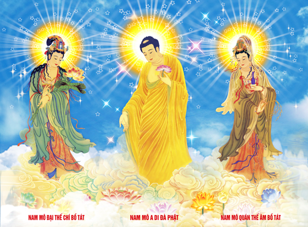 Hình Phật Tây Phương Tam Thánh