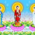 Stock ảnh Phật Tây Phương Tam Thánh 24