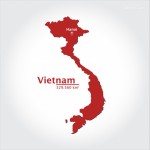 Vector bản đồ Việt Nam 4