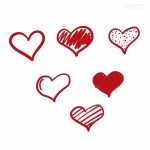 Trái tim tình yêu Vector 6