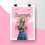 Poster mùa hè mua sắm Vector