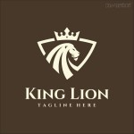 Vua sư tử Logo Vector 3