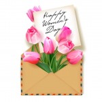 Vector hoa Tulip ngày phụ nữ #10