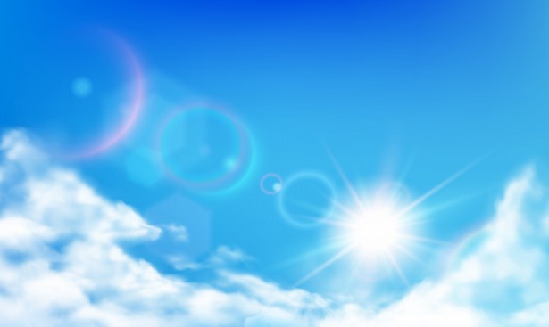 Trời Nhiều Mây. Ban Ngày Mặt Trời Tươi Sáng, Những Đám Mây Ngày Nắng Và Đám  Mây Thực Tế Trên Bầu Trời Xanh Minh Họa Thực Tế Vector - Free.Vector6.Com