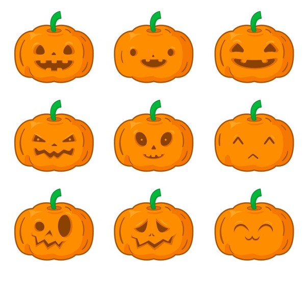 Vẽ Tay Bộ Sưu Tập Cảnh Phim Hoạt Hình Halloween Dễ Thương  Công cụ đồ họa  PSD Tải xuống miễn phí  Pikbest