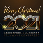 Chữ Giáng Sinh 2021 Vector Đẹp 2