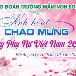 Backdrop ngày phụ nữ Việt Nam 20-10 corel file free vector