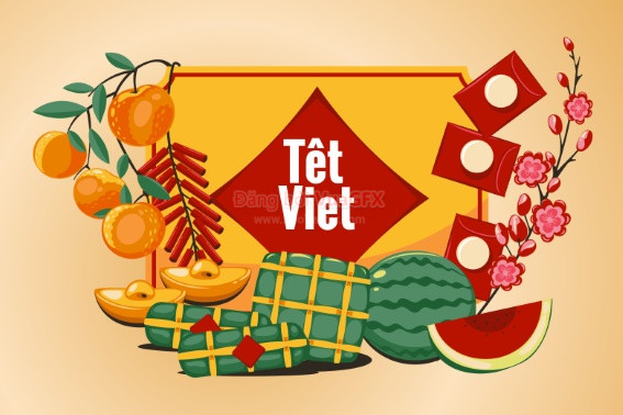 Vector Tết Việt, Tết Cổ Truyền: Với bộ Vector Tết Việt, Tết Cổ Truyền, bạn sẽ được cảm nhận trọn vẹn tinh hoa văn hóa và truyền thống của người Việt trong mùa lễ Tết. Những hình ảnh tượng trưng bao phủ trong bộ Vector này sẽ làm trào lưu thiết kế của bạn trôi chảy và ấn tượng hơn.