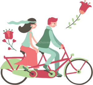 Hình ảnh Cặp đôi Trên Chiếc Xe đạp PNG  Âm Thanh Xe đạp Nhân Vật Hoạt  Hình Hình Minh Họa PNG miễn phí tải tập tin PSDComment và Vector
