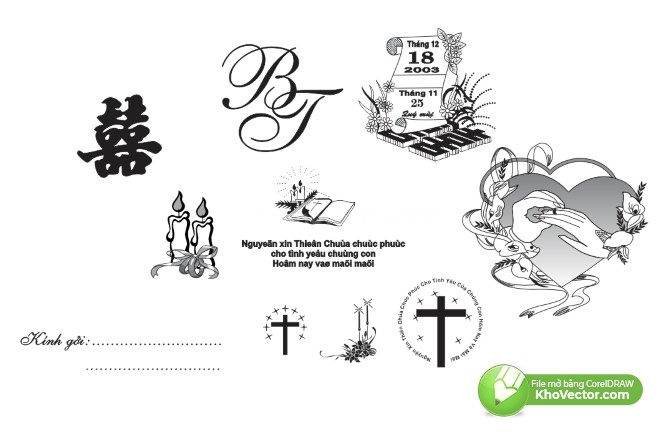 Mẫu thiệp cưới Corel cho In ấn  MS09  Thiết kế và giải pháp Đồ họa   Thiết kế và giải pháp Đồ họa